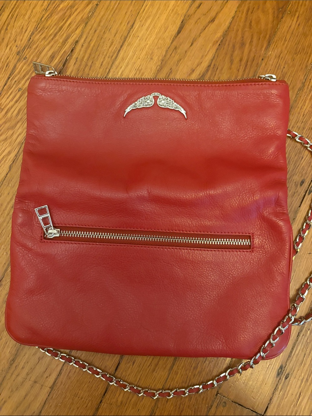 Zadig & Voltaire rock red clutch - Picture 4 of 7